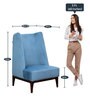 Easy Lounge Chair In Light Blue Colour