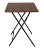 EasyFold Foldable Study Table in Dark Acacia Finish