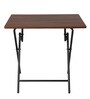 EasyFold Foldable Study Table in Dark Acacia Finish