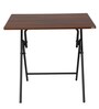 EasyFold Foldable Study Table in Dark Acacia Finish