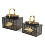 Black Eaves Lanterns Set