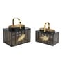 Black Eaves Lanterns Set