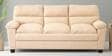 Ebony  Fabric 3 Seater Sofa in Beige Colour