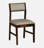 Ebeltoft Sheesham Wood 6 Seater Dining Set In Provincial Teak Finish With Porcelain Top