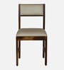 Ebeltoft Sheesham Wood 6 Seater Dining Set In Provincial Teak Finish With Porcelain Top