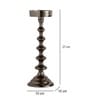 Ebon Whisper Black Candle Holders