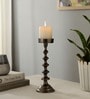 Ebon Whisper Black Candle Holders