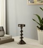 Ebon Whisper Black Candle Holders