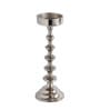 Ebon Whisper Candle Holders Set Of 3 In Silver