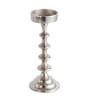 Ebon Whisper Candle Holders Set Of 3 In Silver