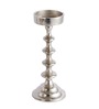 Ebon Whisper Candle Holders Set Of 3 In Silver