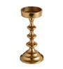 Ebon Whisper Gold Candle Holders
