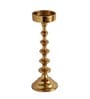 Ebon Whisper Gold Candle Holders