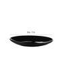Ebony Black 7 Inch (Set of 4) Ceramic Quarter Plate