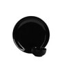 Ebony Black 8 Pcs Ceramic Dinner Set