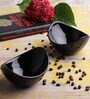 Ebony Black 250ml (Set of 2) Ceramic Dinner Bowl