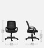 Ebony Breathable Mesh Ergonomic Chair in Black Colour