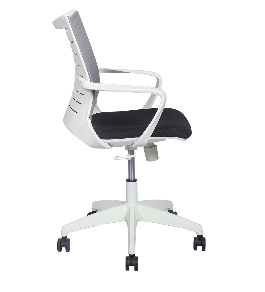 Buy Eco Ergonomic Chair in White Colour By Misuraa Online - Mid Back ...