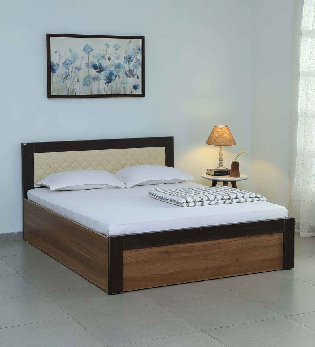 Buy Eco Queen Size Bed in Exotic Teak Finish with Box Storage at 25 OFF by A GLOBIA CREATIONS