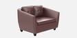 Ecliptic Leatherette 2 Seater Sofa in Burgundy Colour