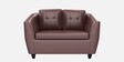 Ecliptic Leatherette 2 Seater Sofa in Burgundy Colour