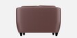 Ecliptic Leatherette 2 Seater Sofa in Burgundy Colour