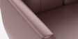 Ecliptic Leatherette 3 Seater Sofa in Burgundy Colour