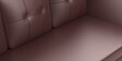 Ecliptic Leatherette 3 Seater Sofa in Burgundy Colour