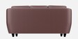 Ecliptic Leatherette 3 Seater Sofa in Burgundy Colour