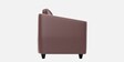 Ecliptic Leatherette 3 Seater Sofa in Burgundy Colour