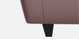 Ecliptic Leatherette 3 Seater Sofa in Burgundy Colour