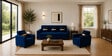 Eco Prima (3+1+1) Sofa Set Sofa In Blue Color
