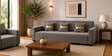 Eco Prima (3+1+1) Sofa Set Sofa In Grey Color