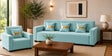 Eco Prima (3+1+1) Sofa Set Sofa In Teal Color