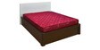 Economical King Size (73x75) 5 Inch Bonnell Spring Mattress in Maroon Colour