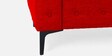 Ecru Fabric 3 Seater Sofa in Red Colour