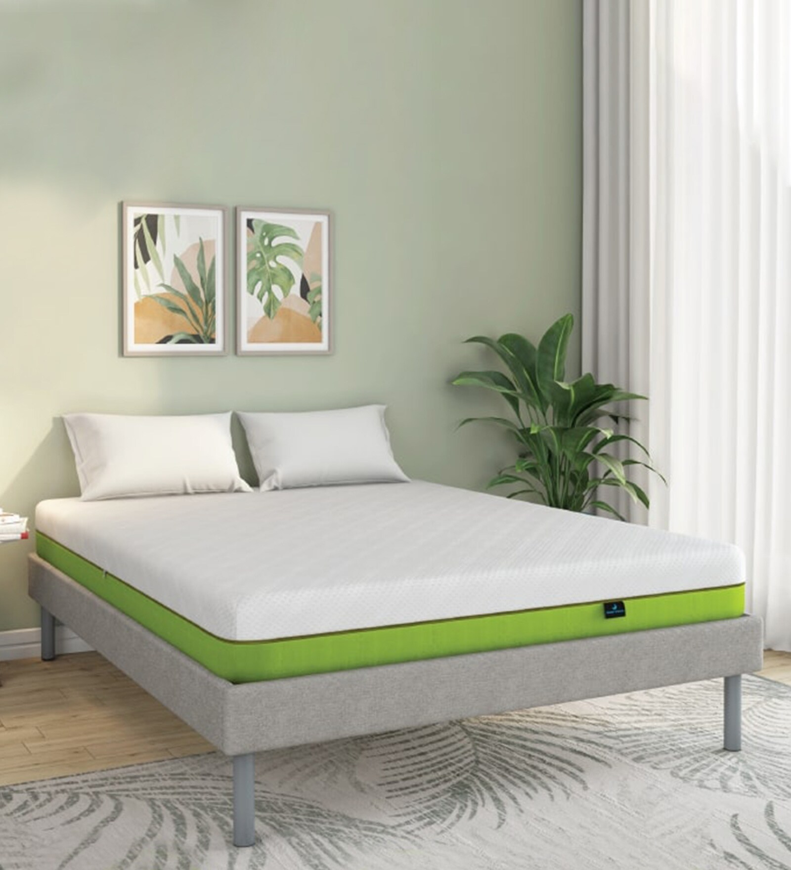 Buy Eco Air 6 inch Latex King Size Mattress Online King Size Latex Mattresses King Size