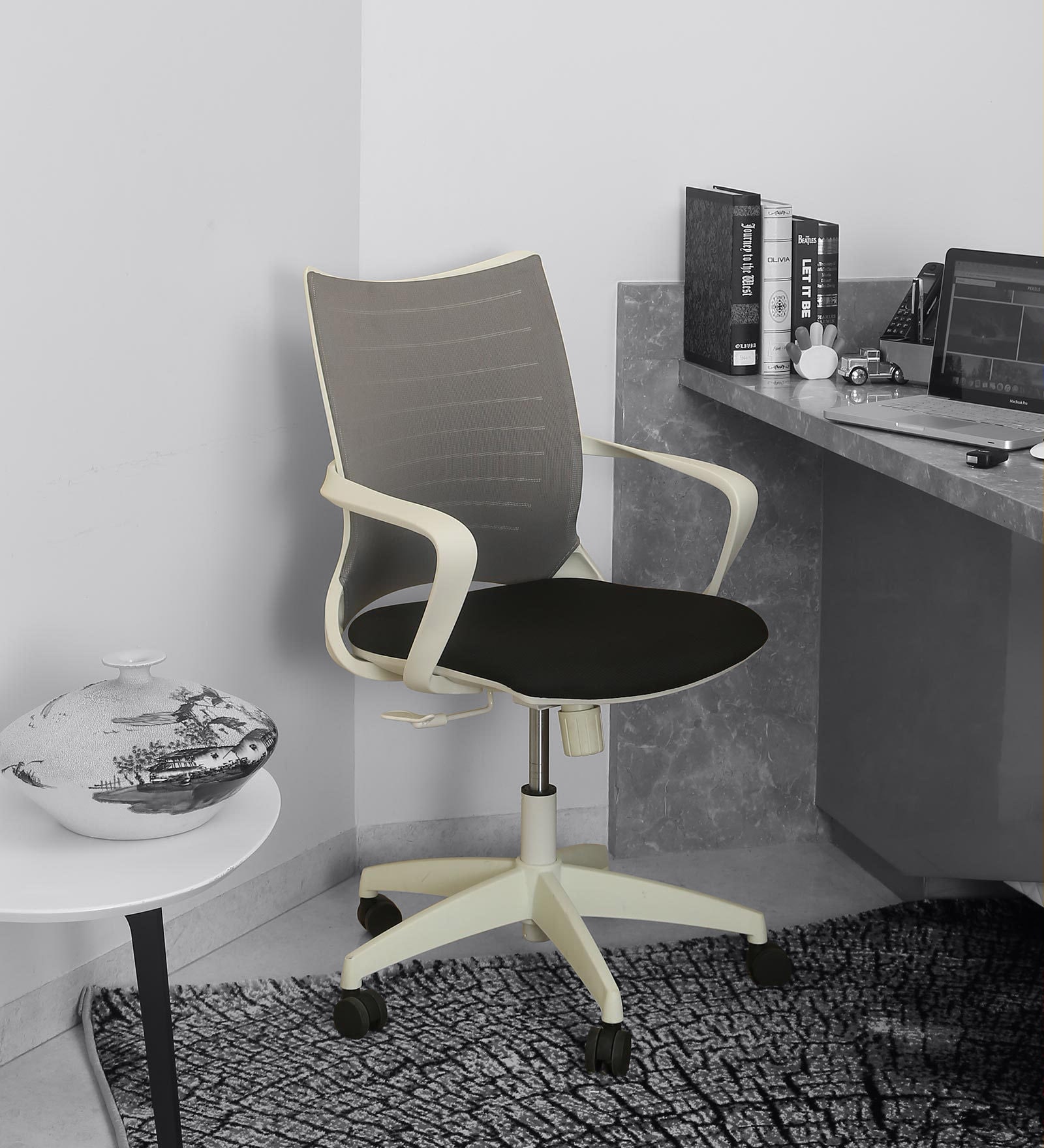 Eco Ergonomic Chair in White Colour