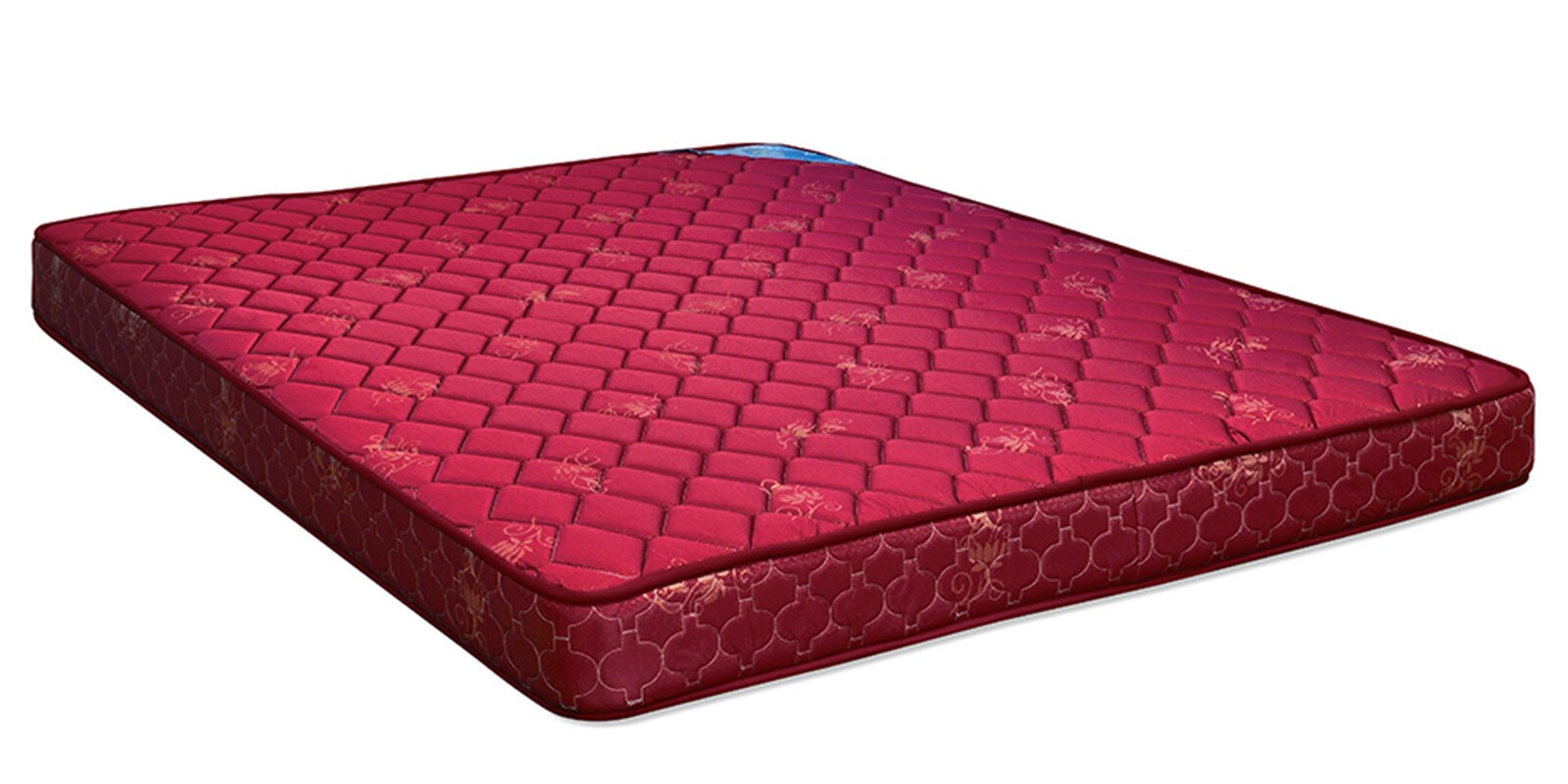 Economical King Size (73x75) 5 Inch Bonnell Spring Mattress in Maroon Colour