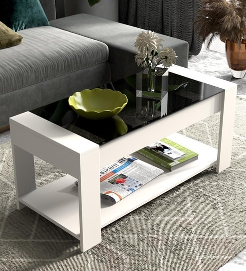 Eco Coffee Table In Frosty White Finish