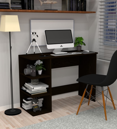 ECO Corner rounded Top with 3 Tier Side Storage in Chiyoda Wange Finish
