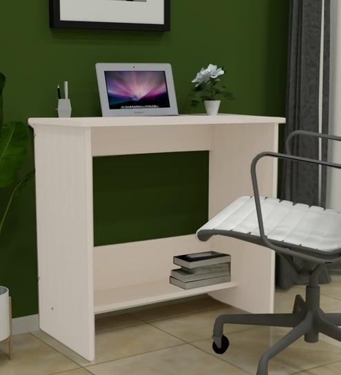 ECO Corner rounded Top with One Tier Open Shelve in Highland Pine anti finger impression Finish