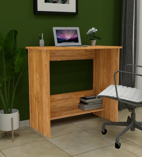 ECO Corner rounded Top with One Tier Open Shelve in Plateau Apple anti finger impression Finish