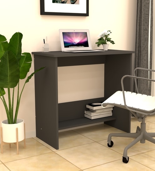 ECO Corner rounded Top with One Tier Open Shelve in Slate Grey anti finger impression Finish