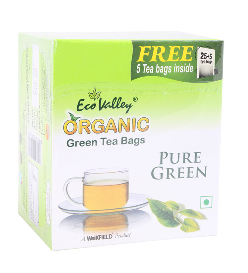 Buy Eco Valley Organic Pure Green Tea Bags Online Premium Teas Coffees Premium Teas Coffees Kitchen Appliances Pepperfry Product