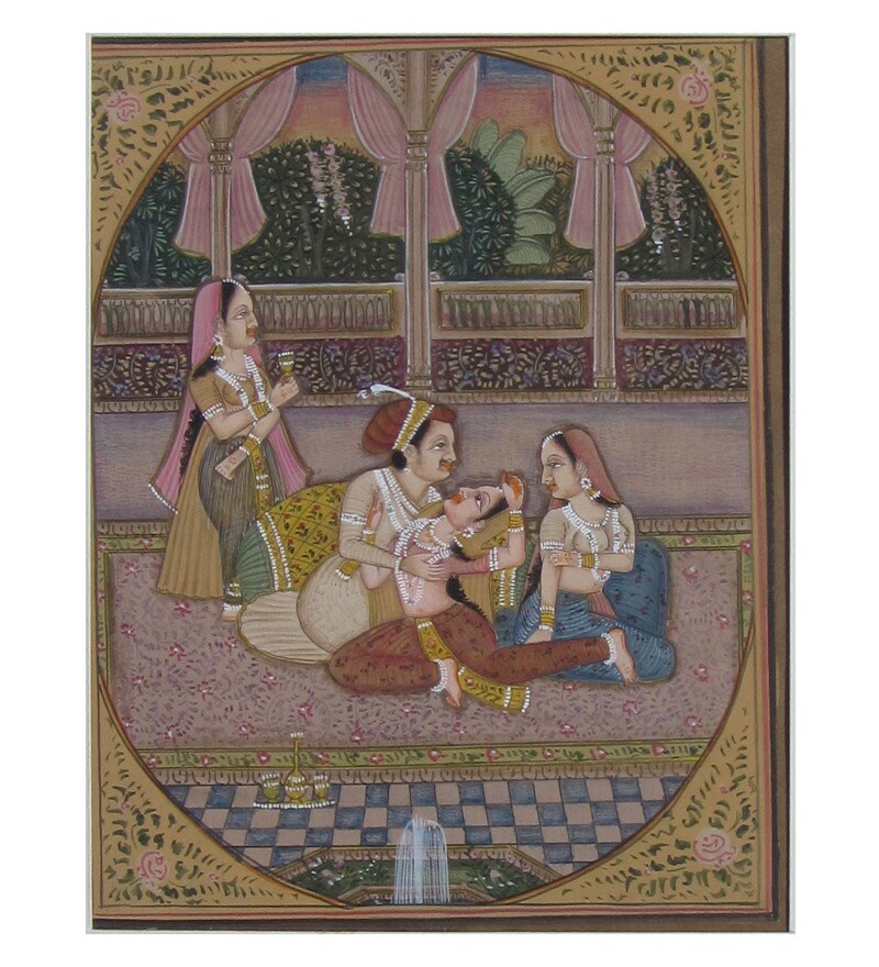 mughal paintings love