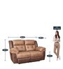 Eclairs 2 seater Recliner in Brown Colour