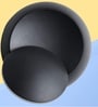 Eclipse Sand Black Novelty Wall Sconce LED Light