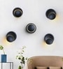 Eclipse Sand Black Novelty Wall Sconce LED Light
