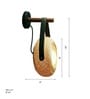 Eclipse Unique handmade Woven Wall Sconce Light, Natural/Bamboo Wall Sconce Light